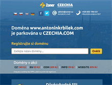 Tablet Screenshot of antoninkrbilek.com